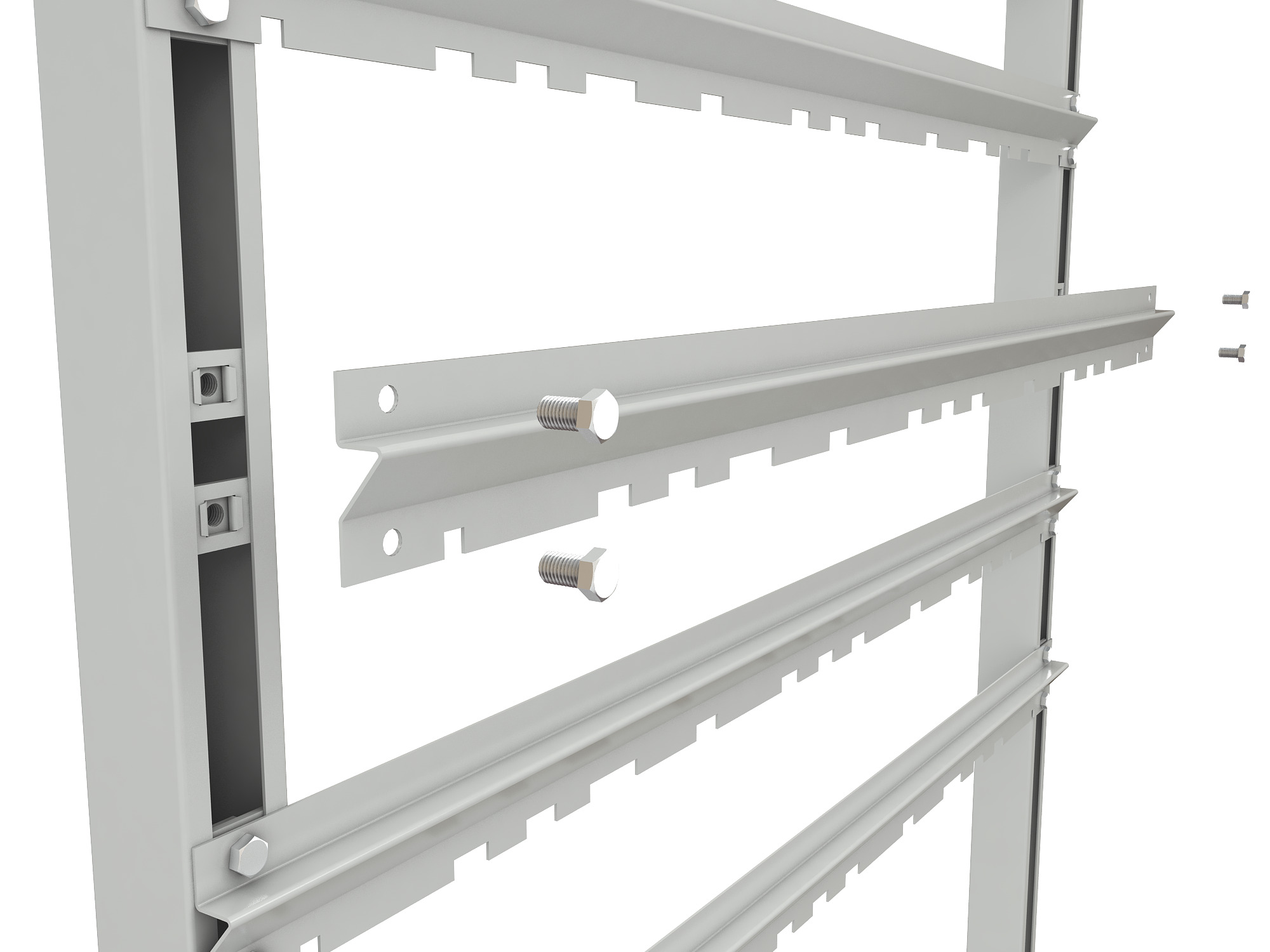 ER-00023956 Стеллаж для пластиковых лотков SORTEX двухсторонний 1500x1000x800.01