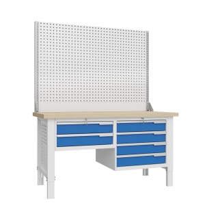 CTR 1602.L14.5-2 Верстак слесарный 2165x1593x743 мм