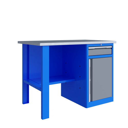 Стол-верстак слесарный однотумбовый TNC 121.18.1