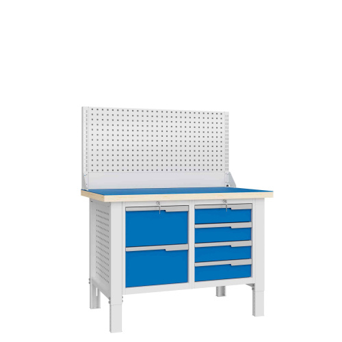 CTR 1232.S24.3-1 Верстак слесарный 1670x1193x743 мм